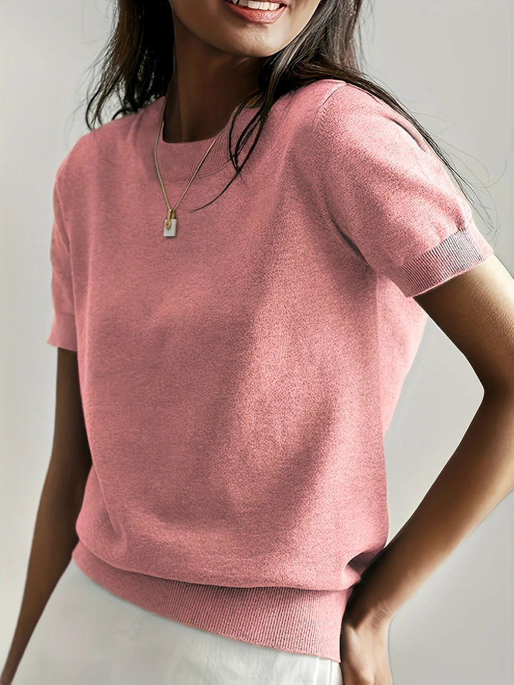 Spring Sweater with Short Sleeves – Mira