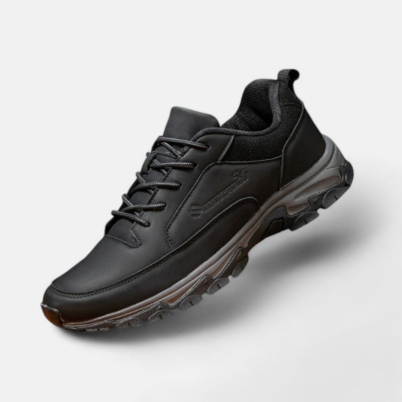 Sporty Leather Lace-Up Shoes for Men - Liam