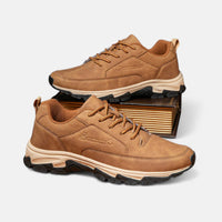 Sporty Leather Lace-Up Shoes for Men - Liam