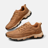 Sporty Leather Lace-Up Shoes for Men - Liam