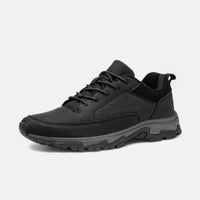 Sporty Leather Lace-Up Shoes for Men - Liam