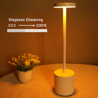 Draadloze Metalen LED Tafellamp - LumiMetal