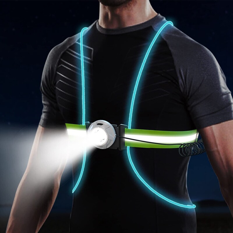 LED Safety Vest for Running - ReflectSafe