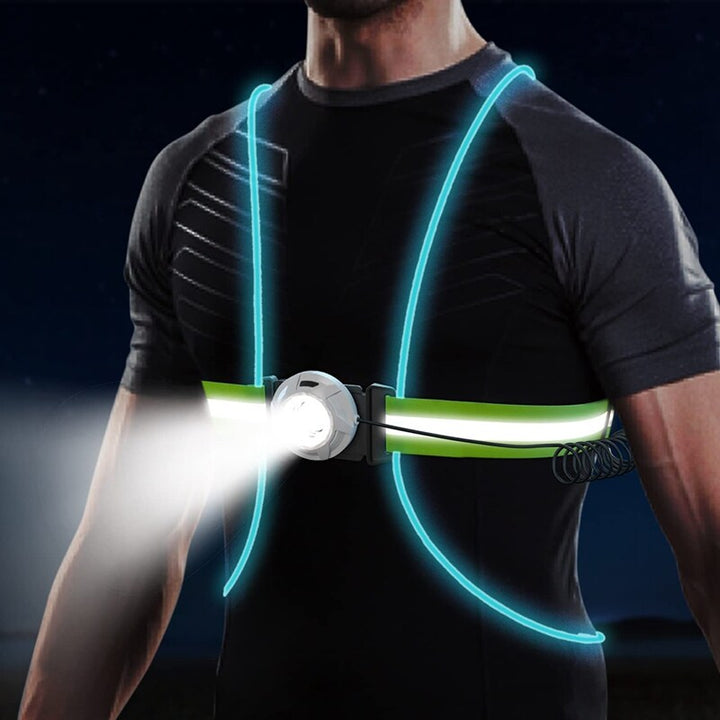 LED Safety Vest for Running - ReflectSafe