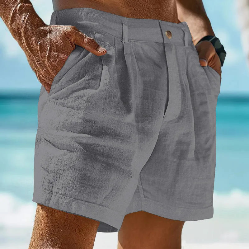 Airy summer shorts for men made of linen – Jonas
