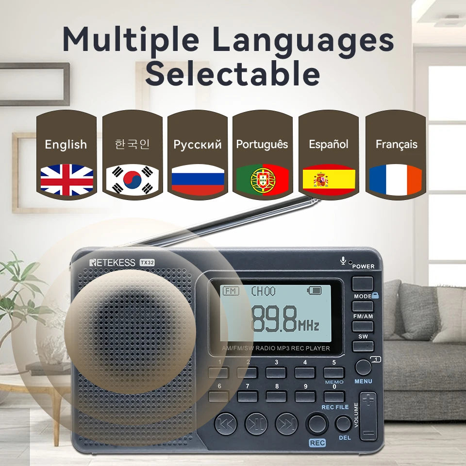 Compacte Draagbare Radio - EchoWave
