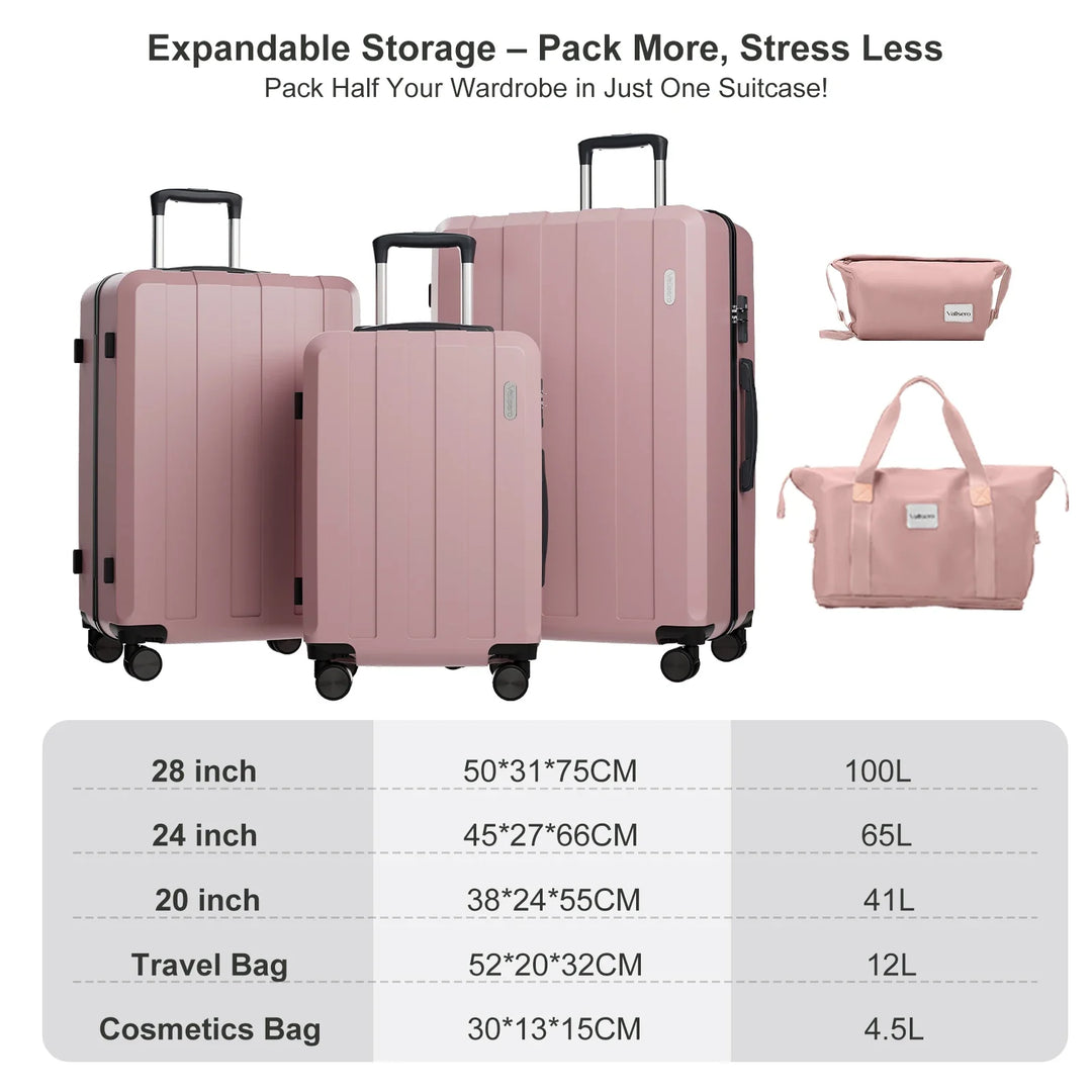 5-in-1 Hardcase Kofferset – Barcelona Explorer
