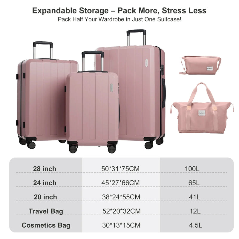 5-in-1 Hardcase Kofferset – Barcelona Explorer