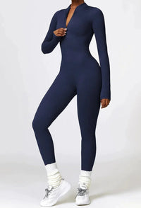 Luxury Full-Body Romper with Long Sleeves - Lisa