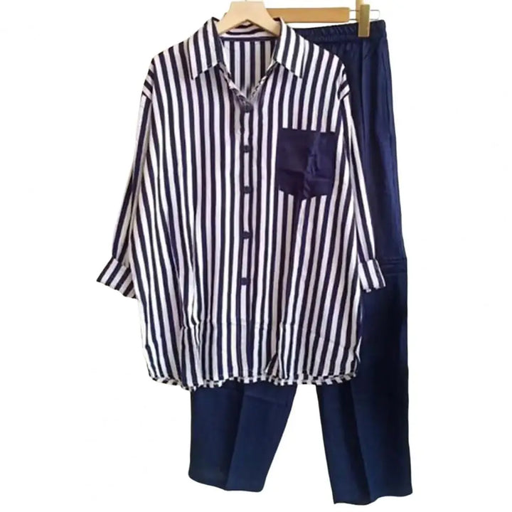 Two-Piece Women's Linen Summer Set - Zayenne