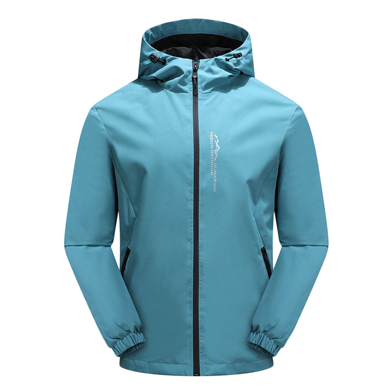 Water- and Windproof Outdoor Jacket with Hood - EcoShield