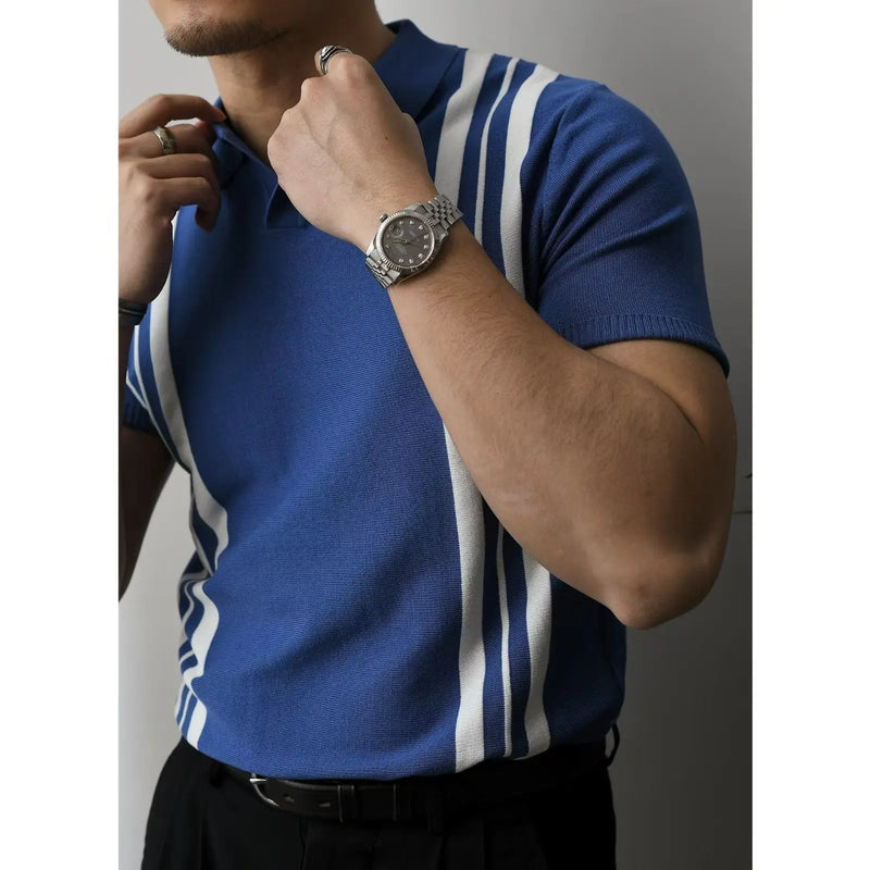 Slim Fit Men's Polo with Zipper – Fabrizio