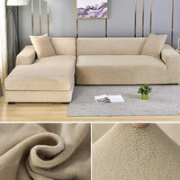 Stretch Velvet Sofa Cover with Luxury Finish – Sofina