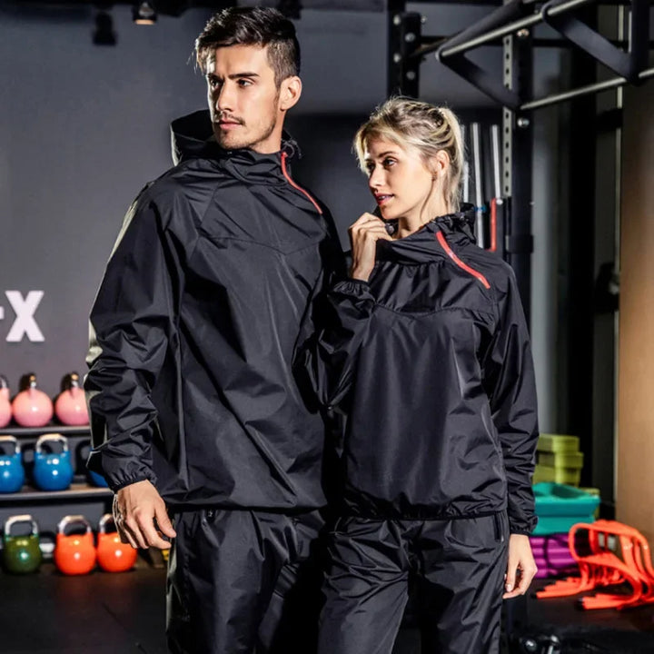 Lightweight Unisex Tracksuit with Zipper and Hood - Remo