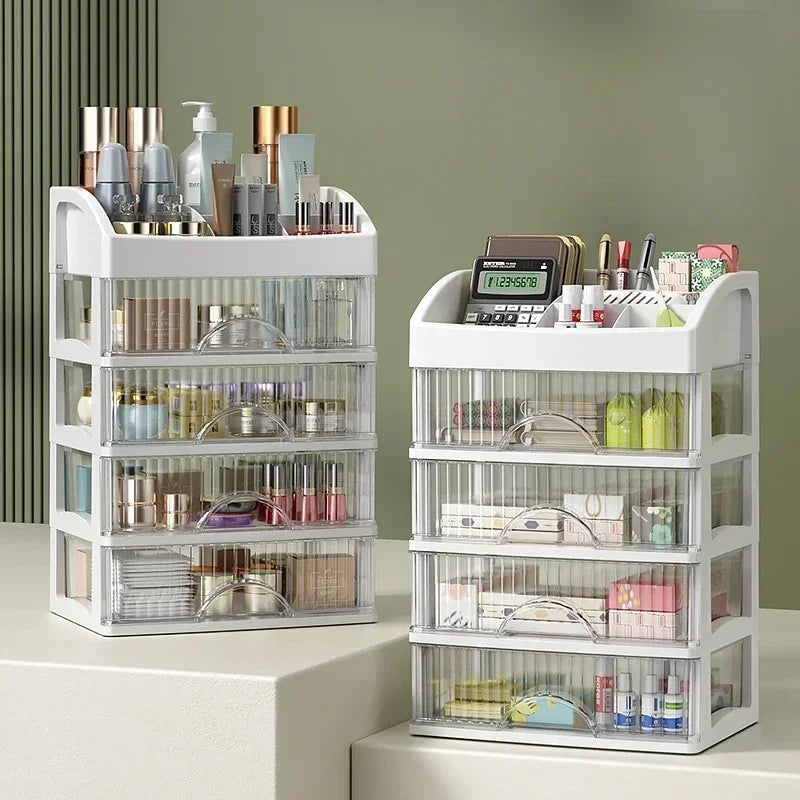 Transparent Acrylic Makeup Organizer - Clarityn