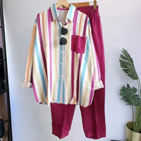 Two-Piece Women's Linen Summer Set - Zayenne