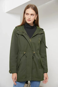 Stylish Women's Coat with Hood – Marielle