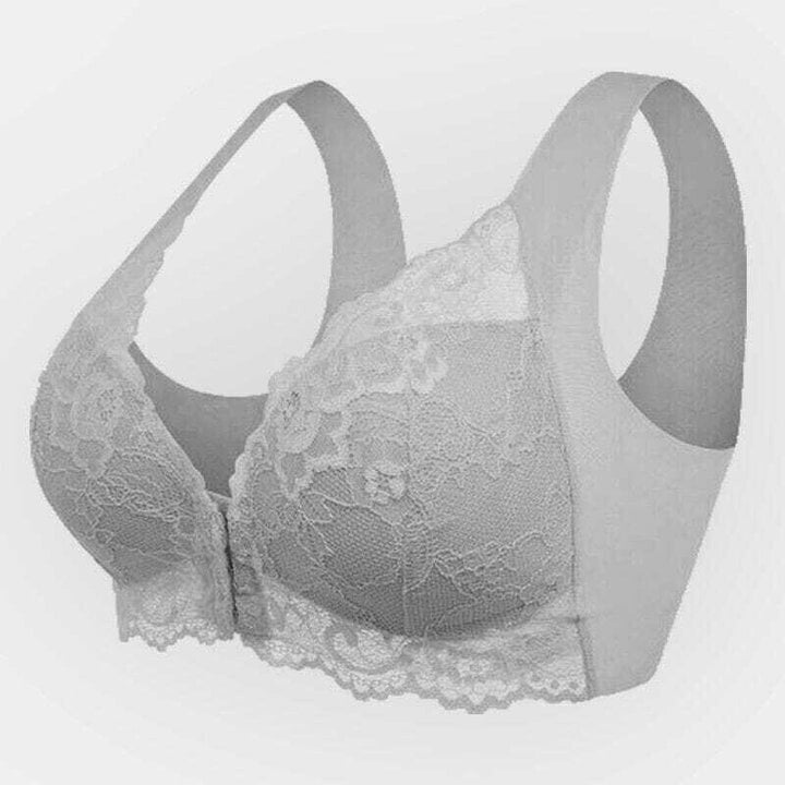 Seamless Sports Bra with Front Closure – Mireya