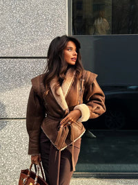 Women's Fur-Lined Leather Jacket – Selma