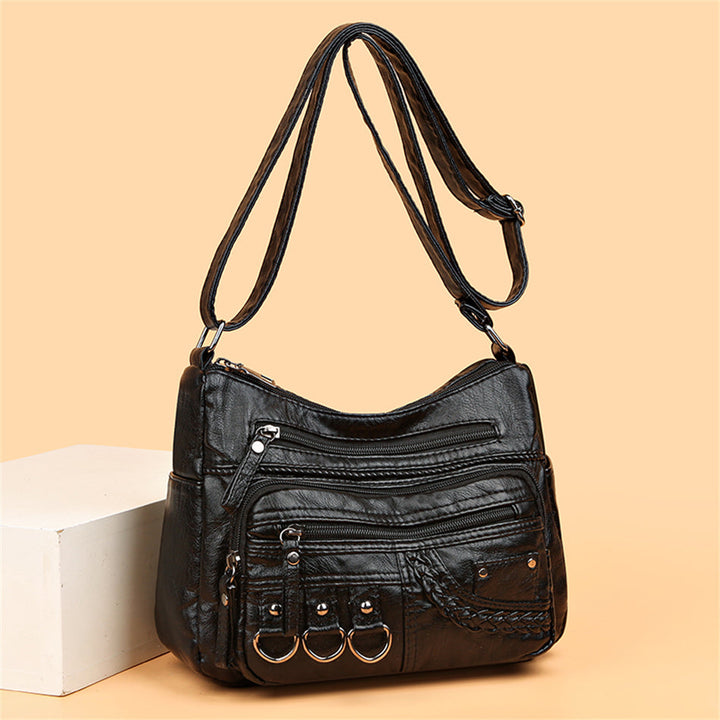 Vintage Leather Women's Handbag - Isabella