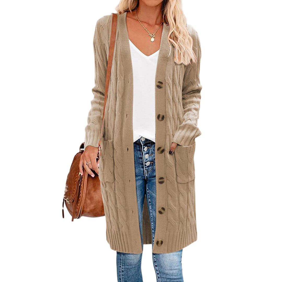 Knitted Women's Cardigan with Pockets – Noelle