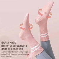 Non-Slip Mid-Tube Sports Socks for Fitness and Yoga - GripFit (Buy 1 Get 1 Free)