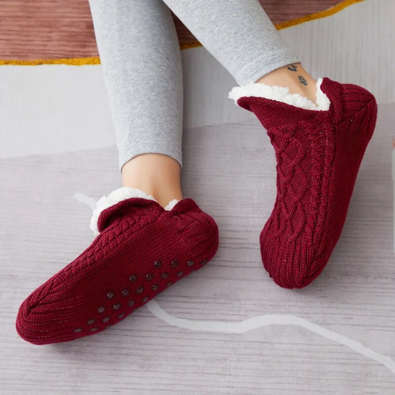 Grube Kaszmirowe Kapcie - CozySteps