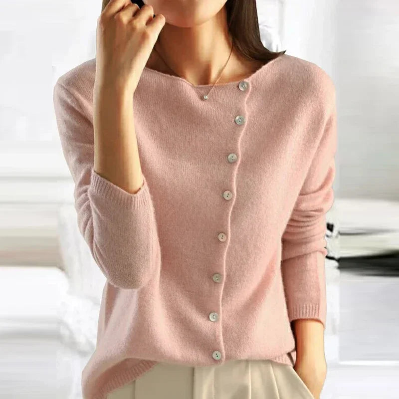 Stylowy dzianinowy sweter damski - Isabelle