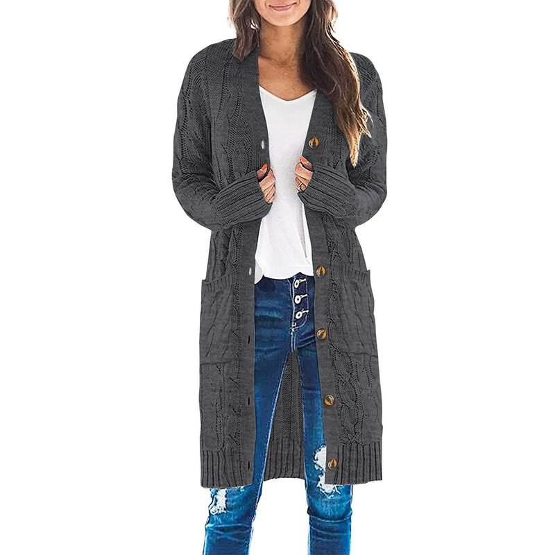 Knitted Women's Cardigan with Pockets – Noelle