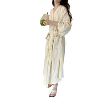 Casual Women's Summer Robe with Kimono Design – Hana