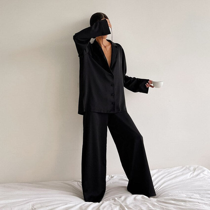 Women's Satin Pajama Set – Isabella