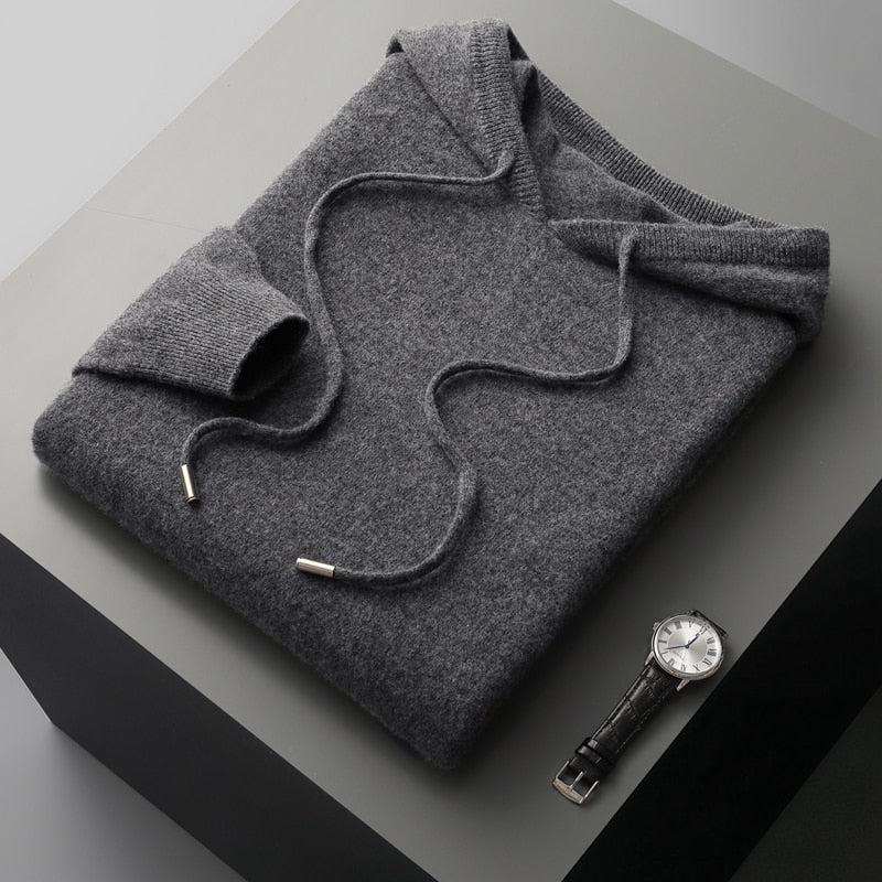 Men's Merino Wool Hoodie – Cassiano