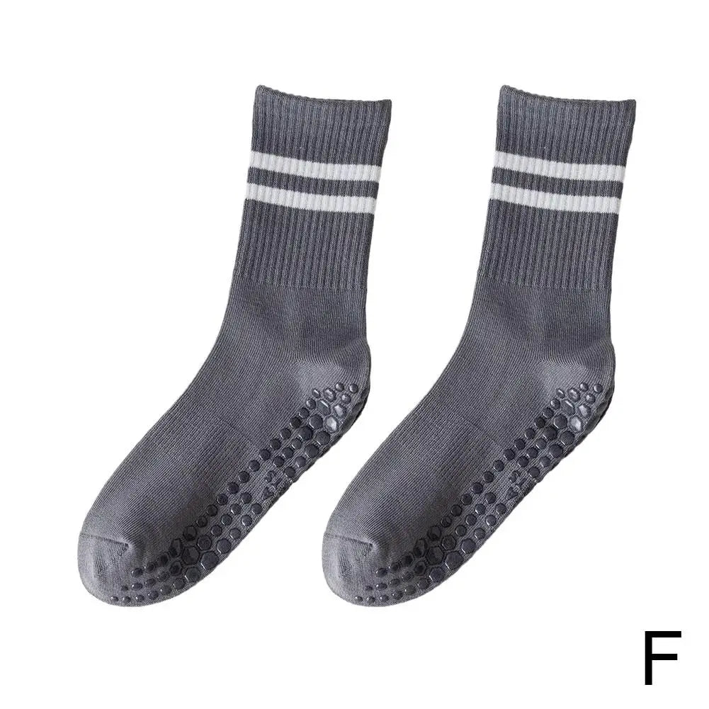Non-Slip Mid-Tube Sports Socks for Fitness and Yoga - GripFit (Buy 1 Get 1 Free)