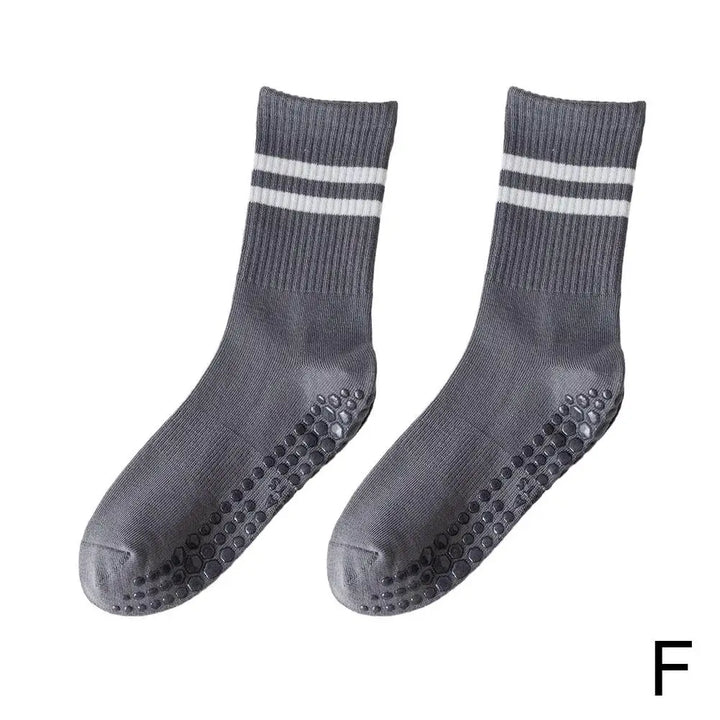 Non-Slip Mid-Tube Sports Socks for Fitness and Yoga - GripFit (Buy 1 Get 1 Free)