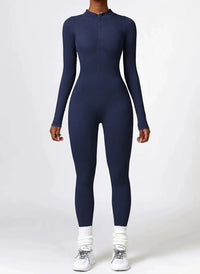 Luxury Full-Body Romper with Long Sleeves - Lisa