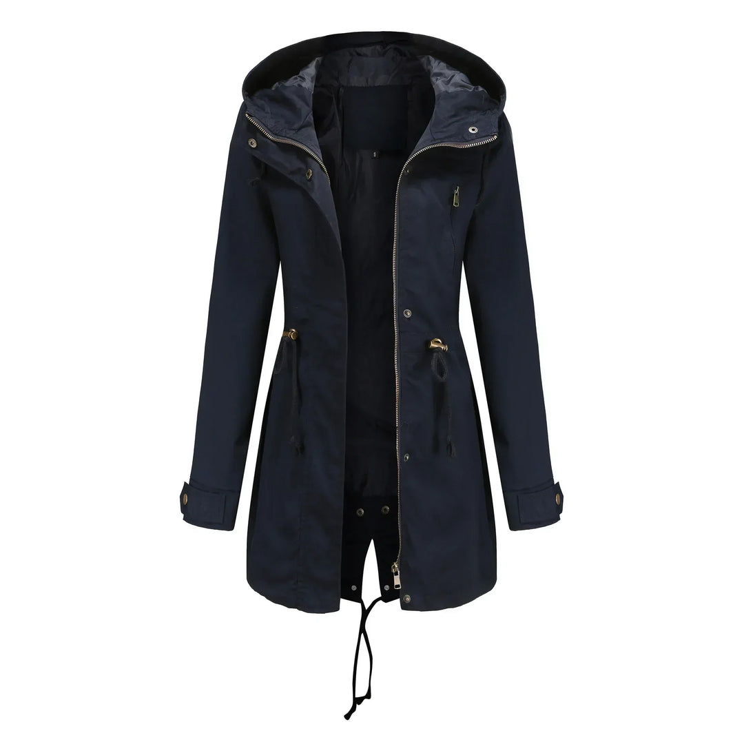 Stylish Women's Coat with Hood – Marielle