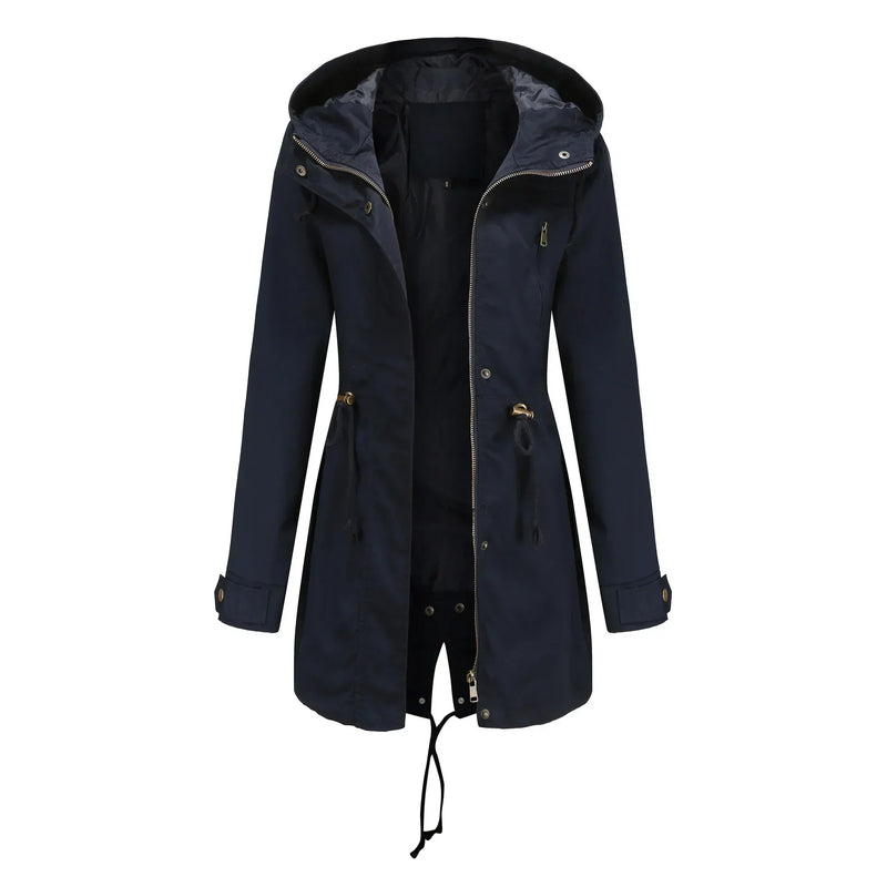 Stylish Women's Coat with Hood – Marielle