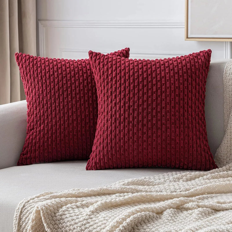 Corduroy Pillow Covers with Boho Style – Velvia