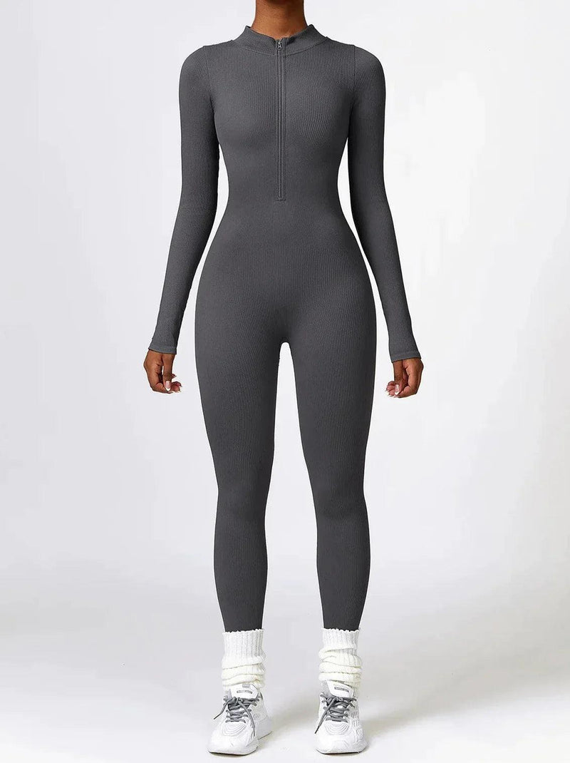 Luxury Full-Body Romper with Long Sleeves - Lisa