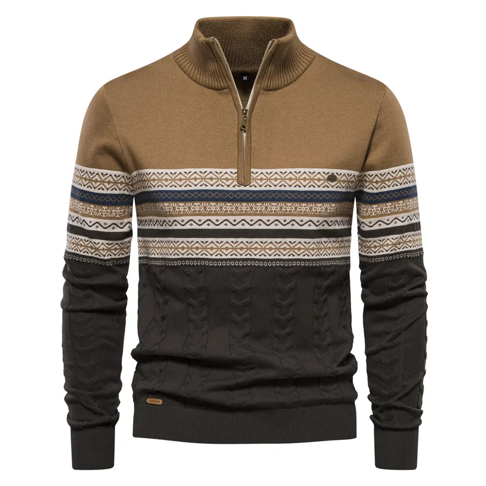 Premium Retro-Patroon Trui - Leo