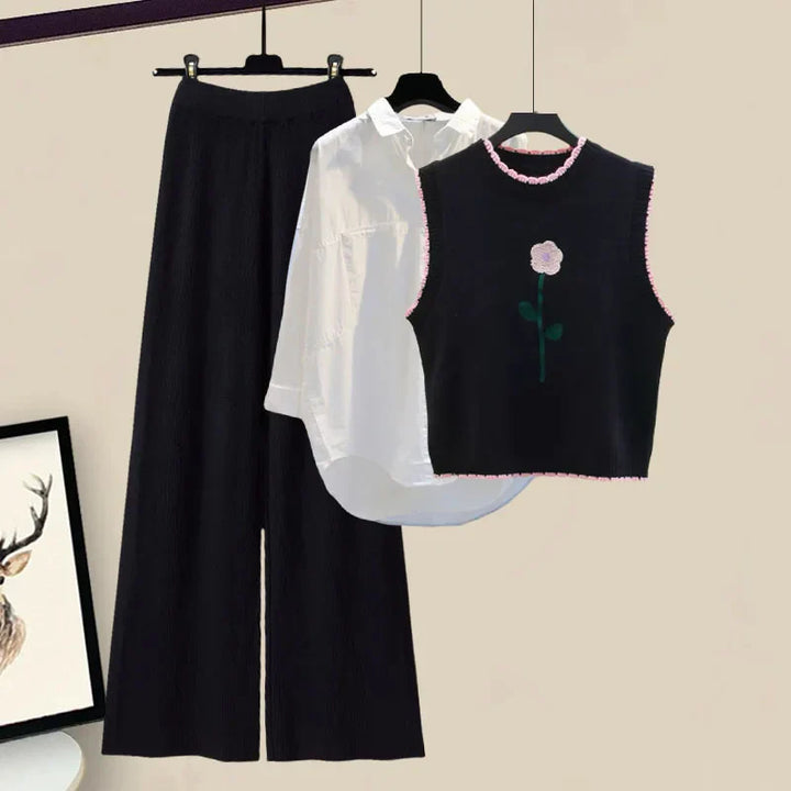 Dridelige Dames Winter Outfit Set met Spencer – Marisa