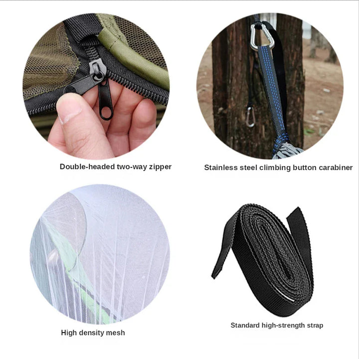 Outdoor Hammock with Mosquito Net - SkyNest