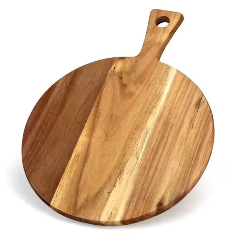 Acacia Wood Pizza Peel & Serving Board - WoodStyle