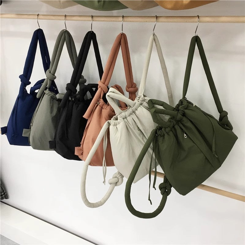 Unieke Puffer Handtas met Trendy Volume - Riva