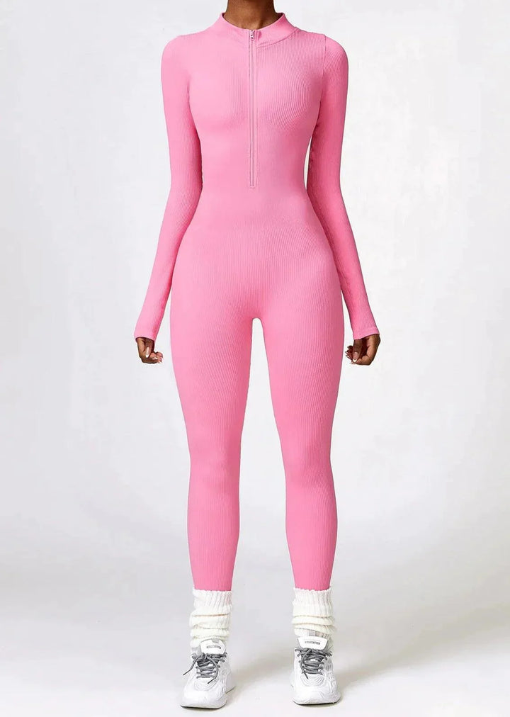 Luxury Full-Body Romper with Long Sleeves - Lisa