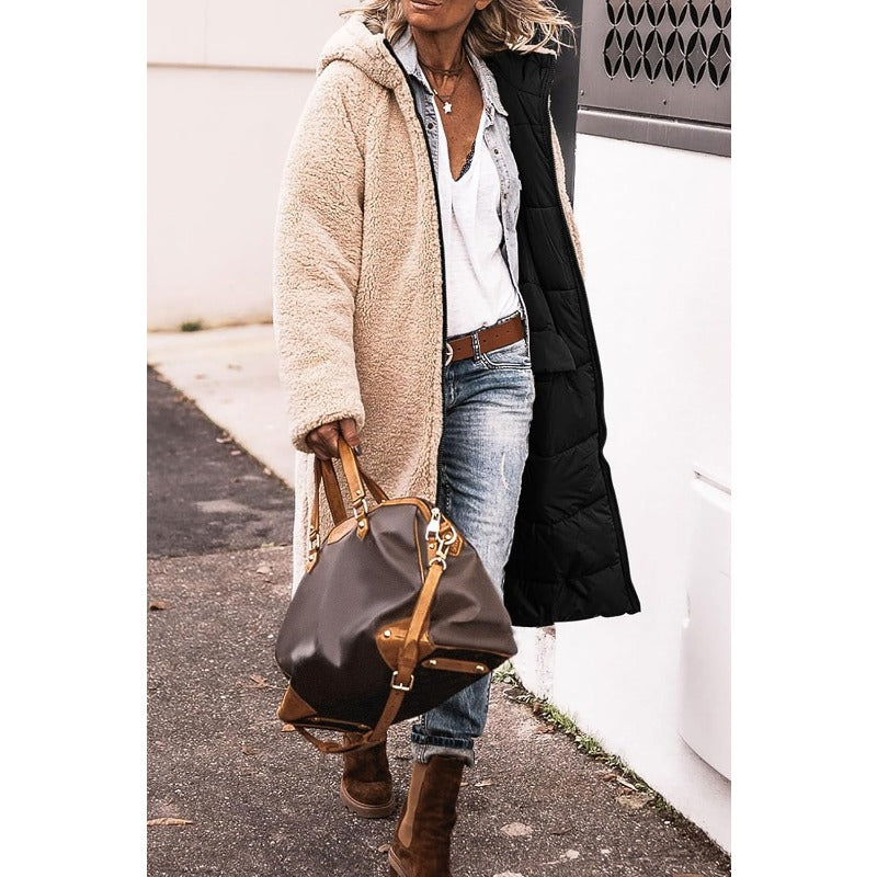 Trendy Reversible Women's Winter Coat - Sofia