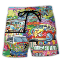 Men's Swim Shorts with Graffiti Print – NovaBay