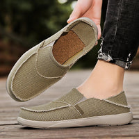 Light Men's Canvas Slip-Ons - Niko