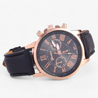Luxury Waterproof Women's Watch with Leather Strap – Camille