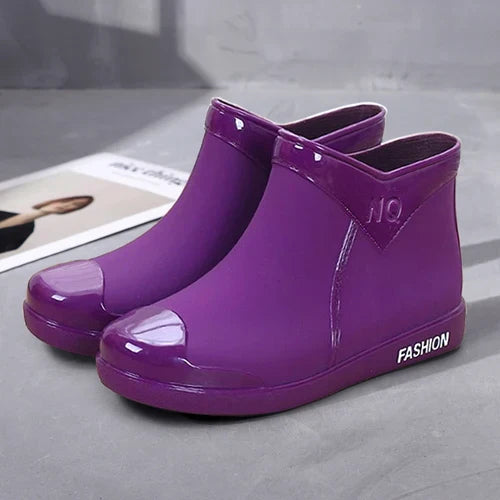 Dames Regenlaarzen waterproof met zijrits – Selis